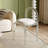 Modern White Solid back side Chair(Set of 2)