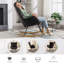 Nursing Rocking Chair, Teddy Glider Chair for Nursery, Comfy Living Room Armchairs with High Backrest for Adults-129167823