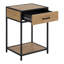 Alexzandra 42cm W Plywood / Laminate Board Bedside Table-1359448945