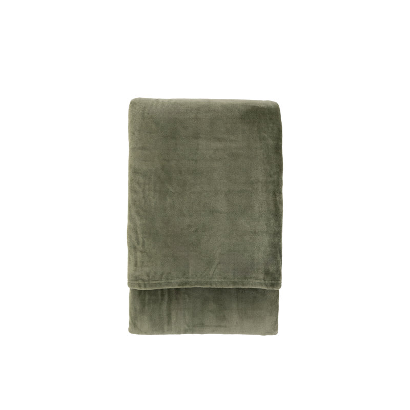 Agide Throw Blanket, Olive