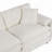 Chenille Loveseat Sofa, Oversized 2-Seater Small Cloud Couch-1767318197