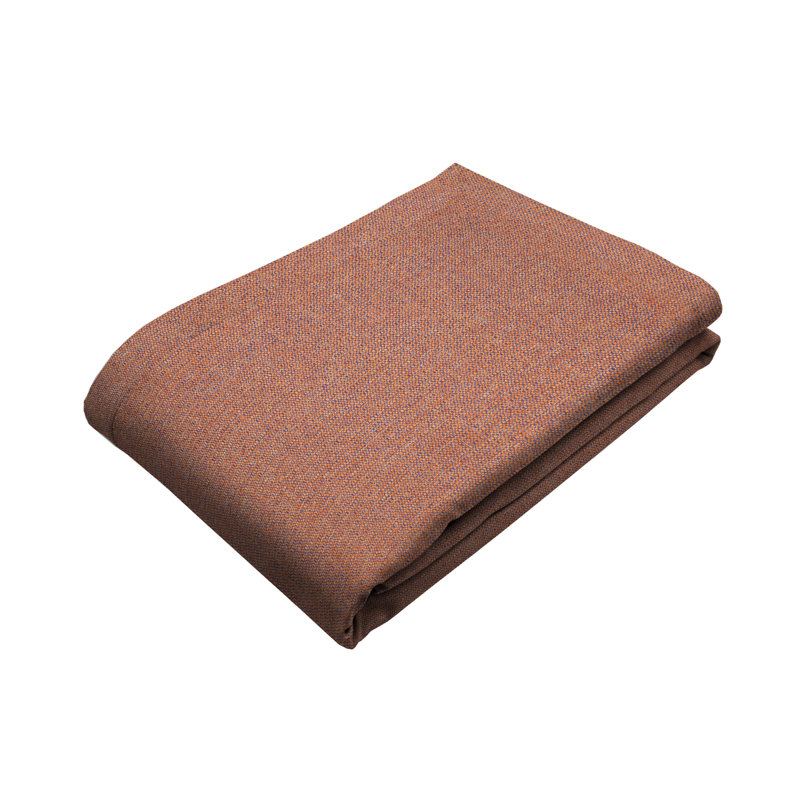 Andillac Waffle Throw Blanket, W50 x L255cm, Terracotta