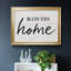 «Bless This Home», toile encadrée de qualité supérieure - prête à être accrochée-340166081-340166082