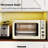 Multifunctional 71" Kitchen Pantry with Charging Station & RGB Lighting, Storage Buffet