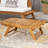 Outdoor Coffee Table Of Wood - 36.11” X 23.46” 12.5”, Open Slat Decoration With Top Color, 36.11”l 23.46”d 12.5”h,