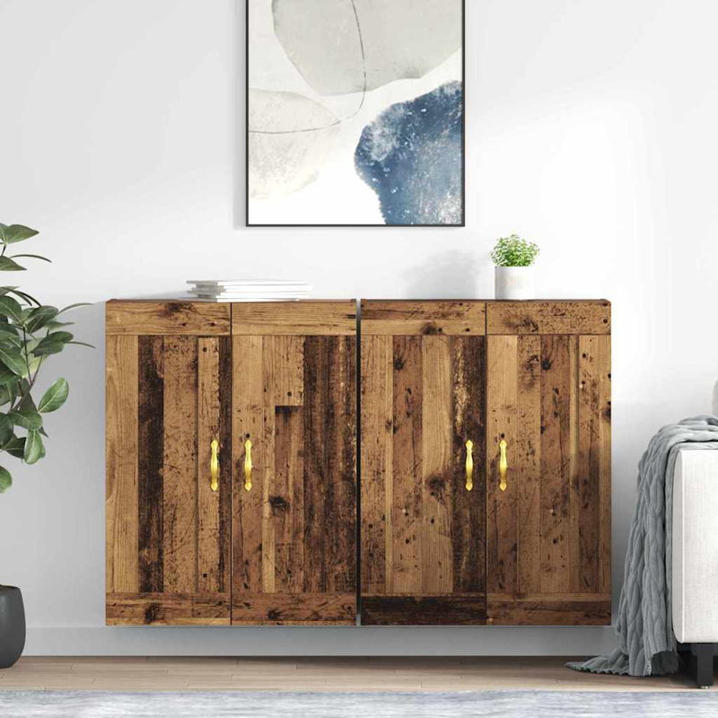 Highboard Accent Chest, Old Wood