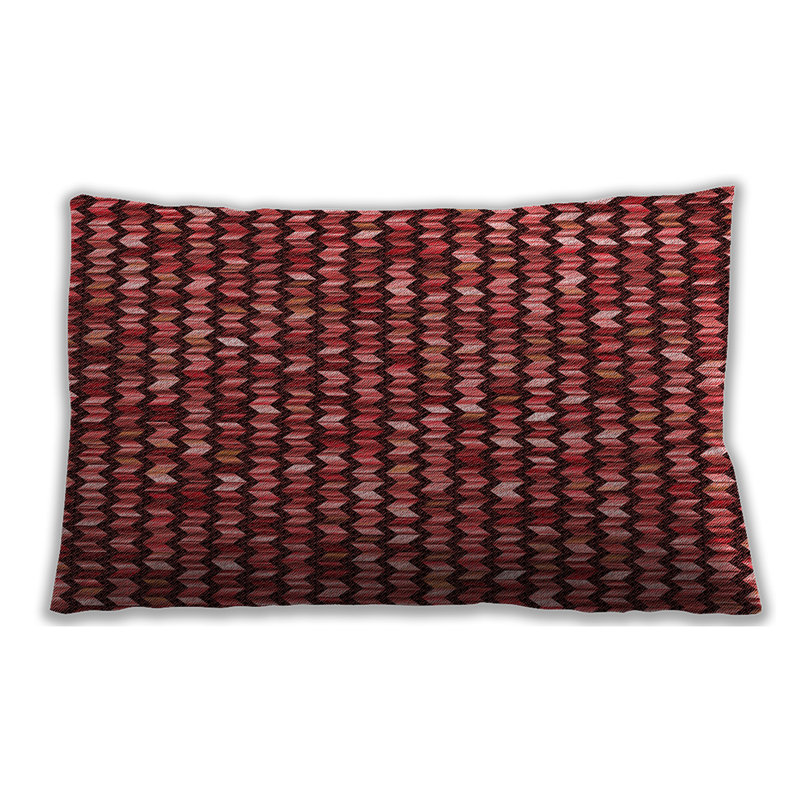 Patterned 950 Throw Pillow, Gray, Synthetic