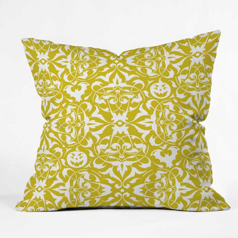 Coussin décoratif Heather Dutton, Vert / blanc, 20 po x 20 po