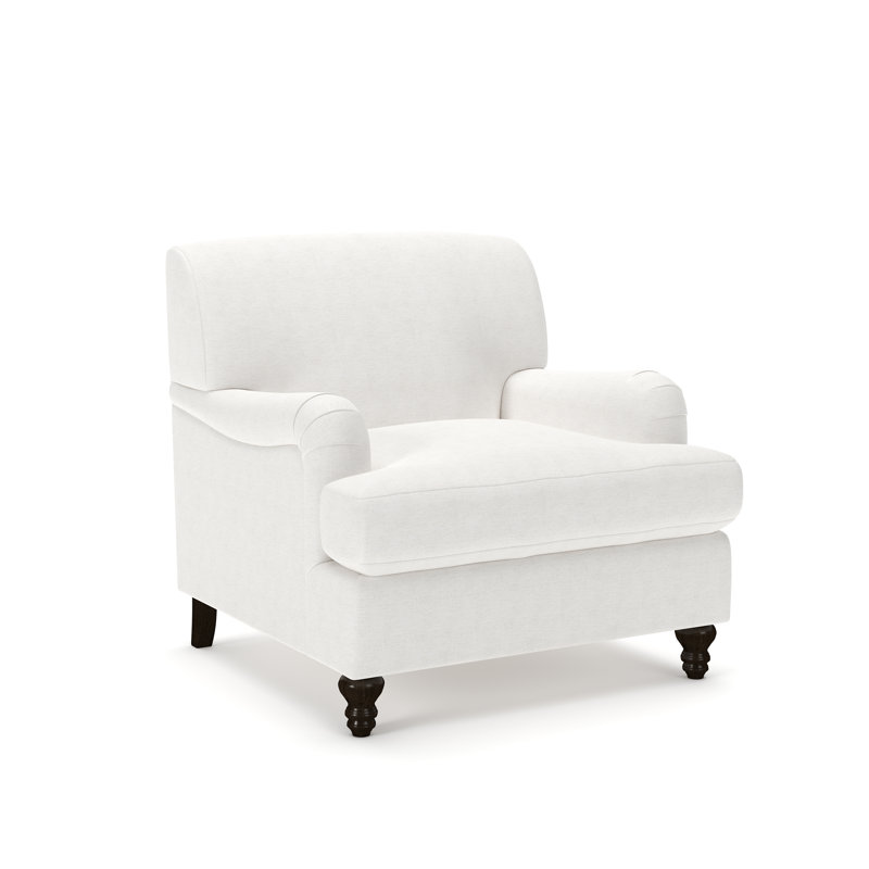 Fauteuil Walters, Chenille Crypton® neige Nomad