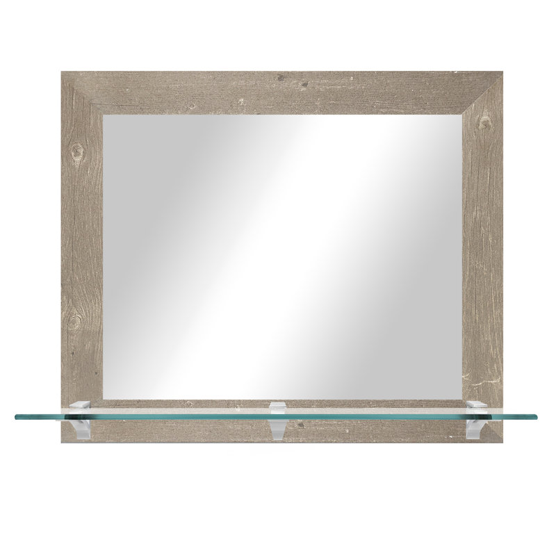 Verline Engineered Wood Flat Wall Mirror