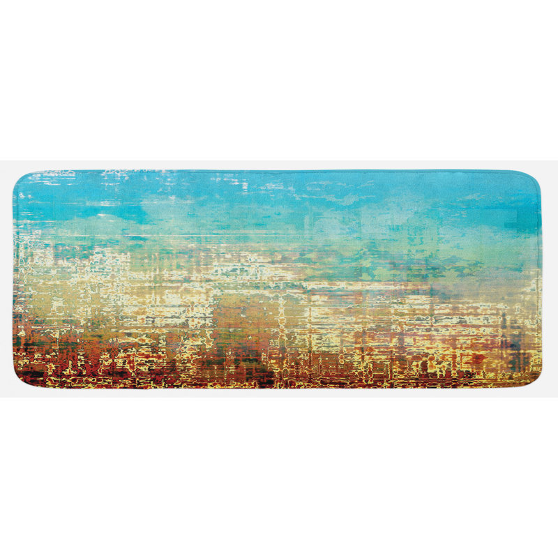Tapis de cuisine coloré