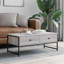 Hubler Four Leg Coffee Table with Storage-479182484