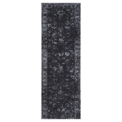 Machine Washable Rug Oriental Non-Slip Area Rug for Living Room Low-Pile Rug Indoor Floor Cover for Bedroom Dining Room Hallway Kitchen Office