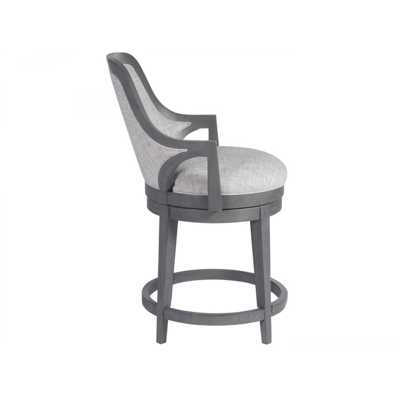 Appellation Upholstered Swivel Barstool, Counter Stool (25" Seat Height)