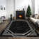 Monaco Series Abrstract Black/Gray/Ivory/Beige Area Rug