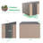 6 ft. W X 8 ft. D Metal Lean-To Storage Shed-90466858