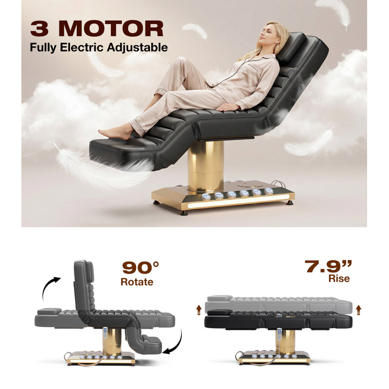Faux Leather Massage Chair, Black