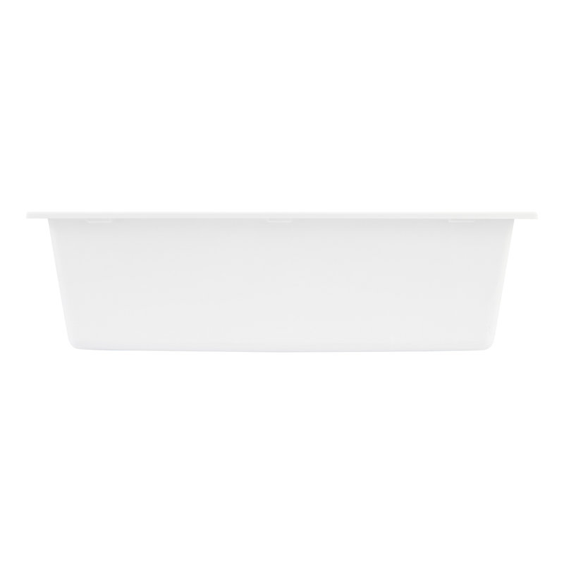Algren 33" L Undermount Kitchen Sink, Cloud White
