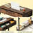 Office Table,Compact  Desk with wheels,Height Adjustable Writing Desk,Mobile Coffee Table