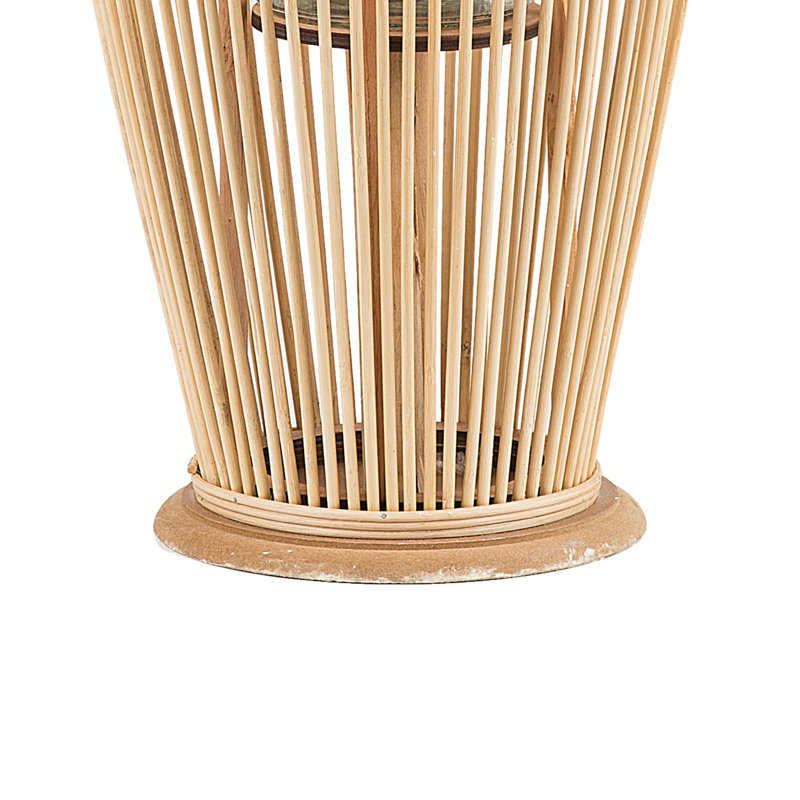 Wood Floor Lantern, Light Wood, Wall Plaque