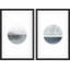 «Two Views Diptych» par Eyre Tarney - ensemble de 2 reproductions d'art sur papier encadré-29691118-25753916