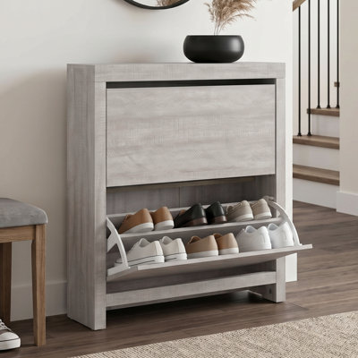 Flip Down Shoe Storage