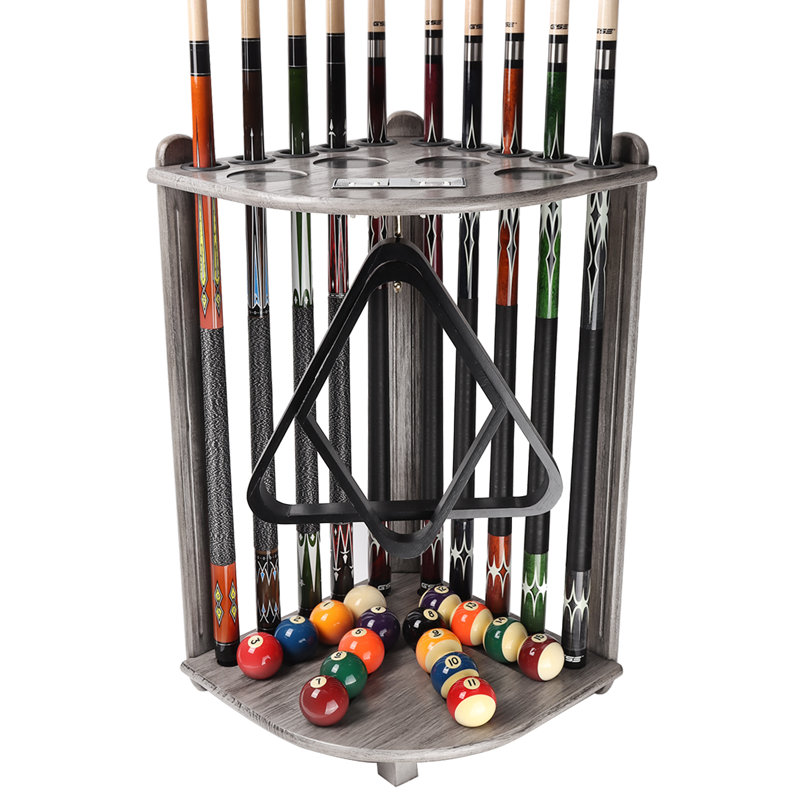 Porte-baguettes de billard de billard GSE, Gris
