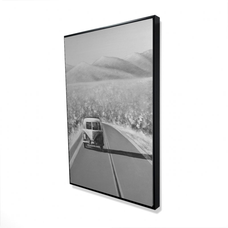 «Car On The Road Again» sur toile