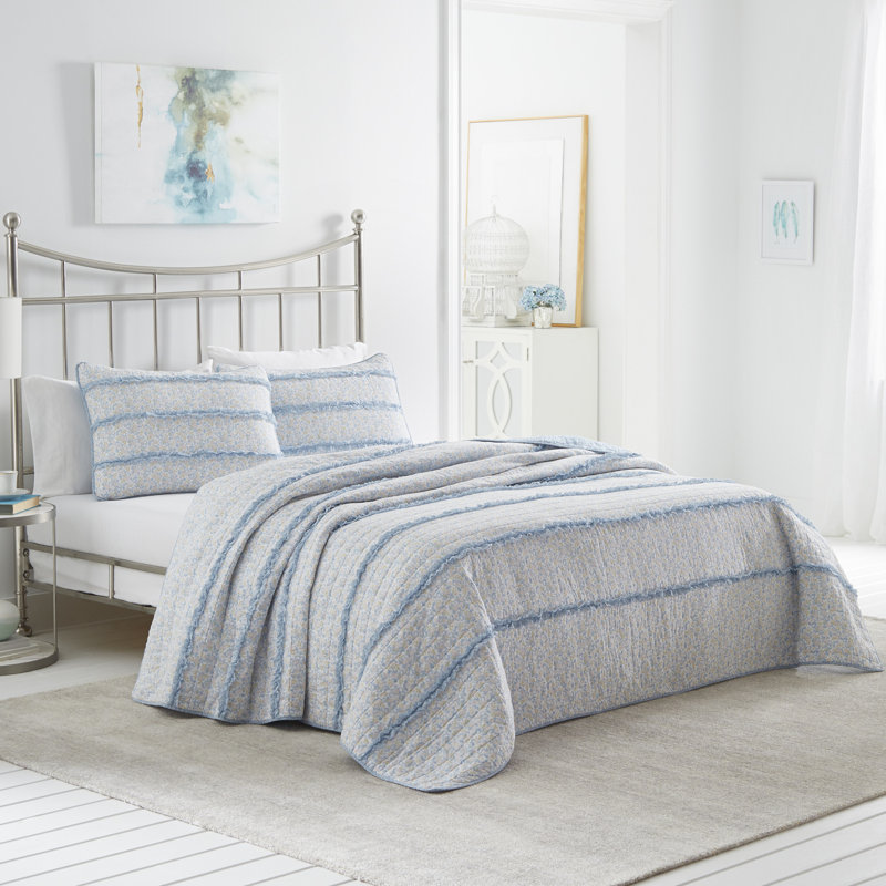 Collection de courtepointe Laura Ashley Opal, Double / Grand