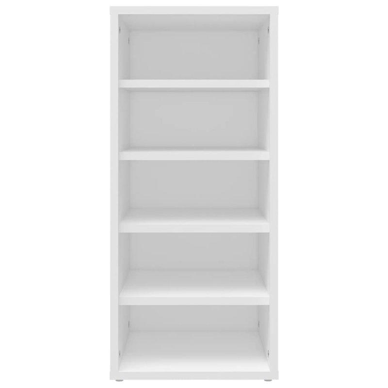 5 Pair Shoe Rack, White
