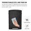 13-Gallon Stainless Steel Step On Trash Can Kitchen Soft Close Garbage Bin With 30 Garbage Bags-119716741