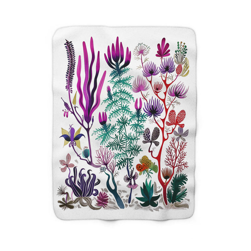  Couverture à base de plantes, Grand lit