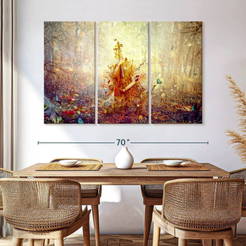 Abarca Golden Silence, 42" H x 65" W