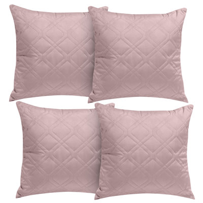 Aspire Homeware Diamond-Pattern Square Velvet Cushion Cover