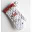 Maison d'Hermine Tradition de Noël Gants de cuisine et maniques 100 % coton - 19 x 33 cm et 20 x 20 cm
