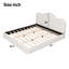 Très grand lit plateforme tapissier, beige-937973424