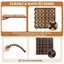 30cm L x 30cm W Solid Wood Interlocking Deck Tile