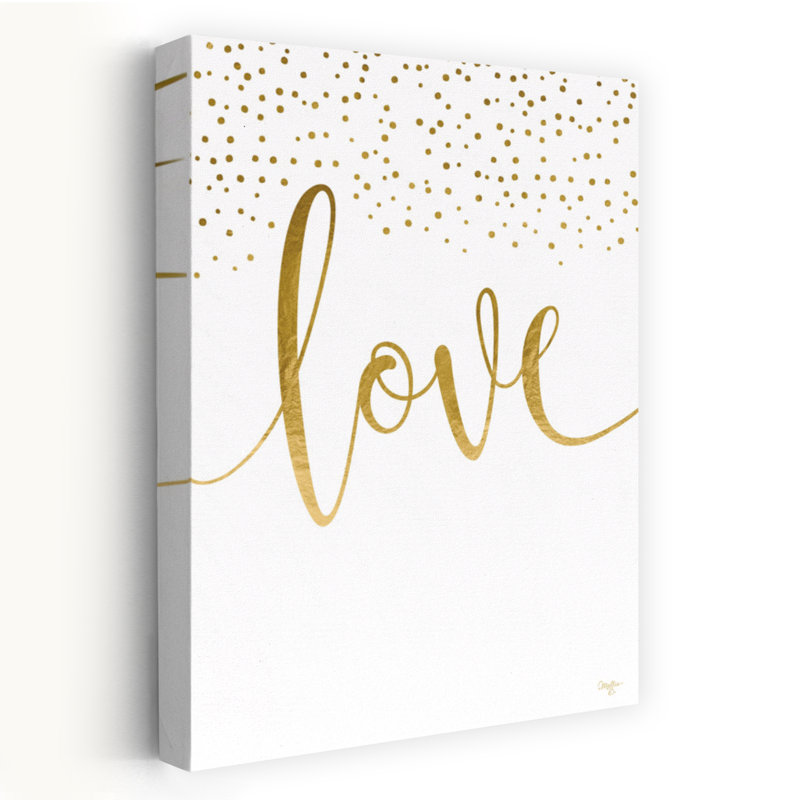 «Love Glitter», art contemporain abstrait, H 24 po x l 16 po