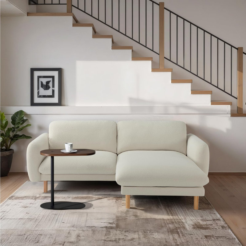 Canapé modulaire de 86 po de large Get Get Style, Blanc cassé