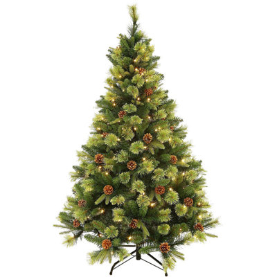 2.76' H Lighted Artificial Pine Christmas Tree