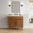 Mid-Century Modern 37" Single Bathroom Vanity