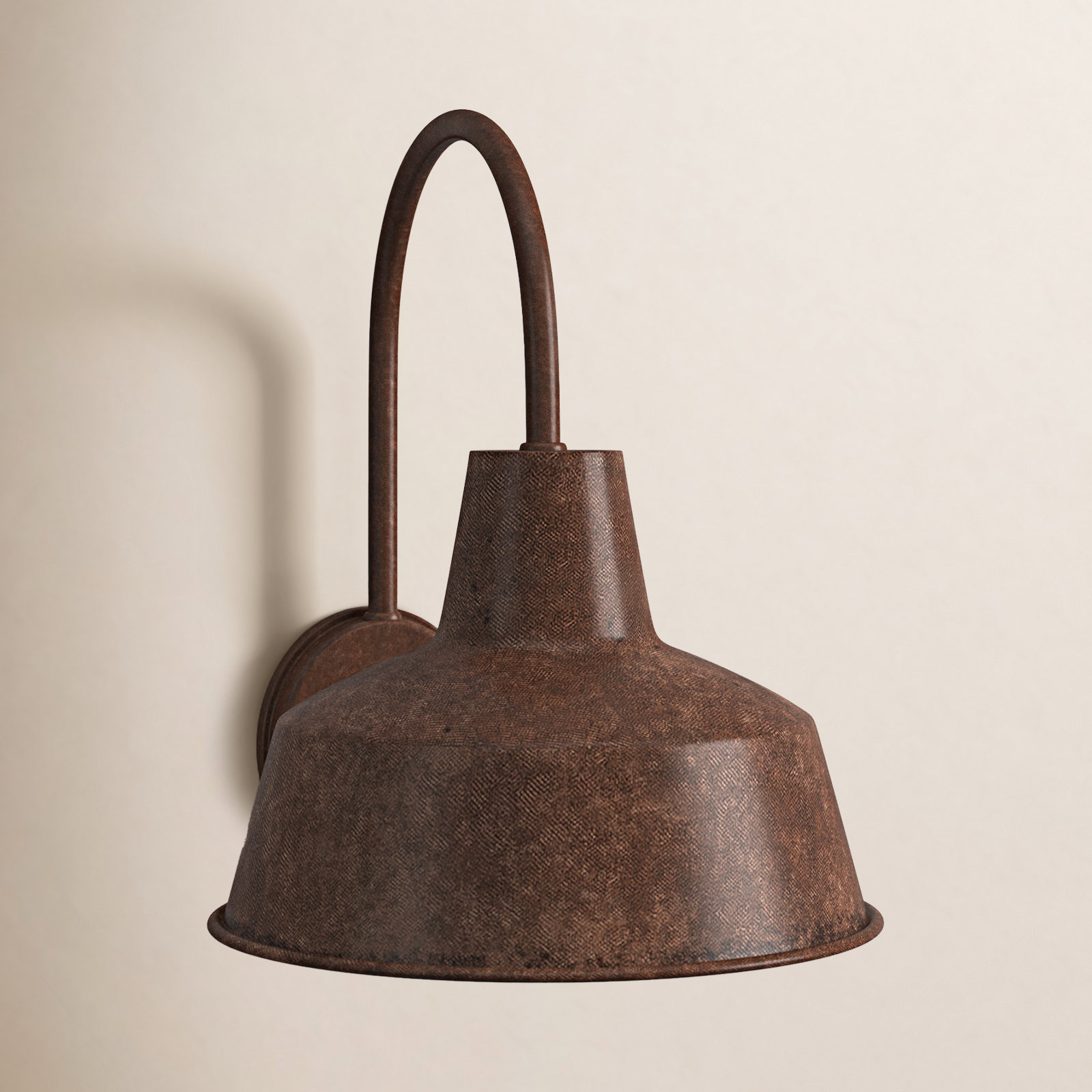 Alexandrina Single Light Bell Outdoor Wall Light, Empire Bronze, 13.25" H x 10.25" W x 13" D