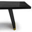 Glass Double Pedestal Dining Table