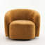 Fauteuil demi-tonneau pivotant rembourré Munehito-986386217