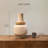 Contour Large Ecomix Table Vase with Wooden Ring Accents and Matte Finish-123273977-123273976
