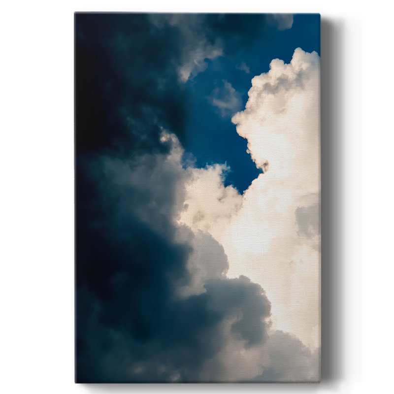 Paysage avec toile tendue avec châssis XXX, prête à être accrochée, H 48 po x l 32 po