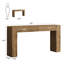 63-Inch Solid Wood Console Table, Farmhouse Entryway Table, Sofa Table-457887719