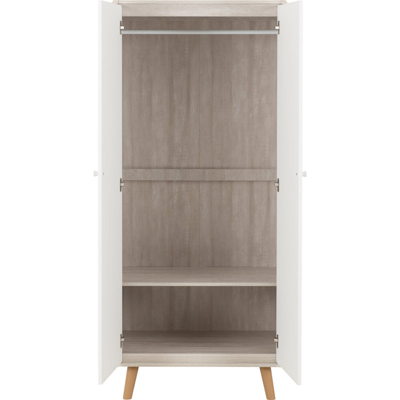 2 Door Manufactured Wood Wardrobe