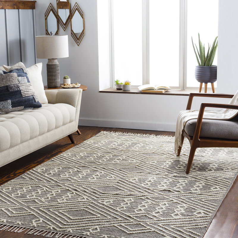 Keida Ikat Indoor Rug, Rectangle 6' x 9'