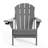 Set Of 6 Folding Adirondack Chairs, Firepit Chairs, Cup Holder, All-Weather HDPE-1499868927